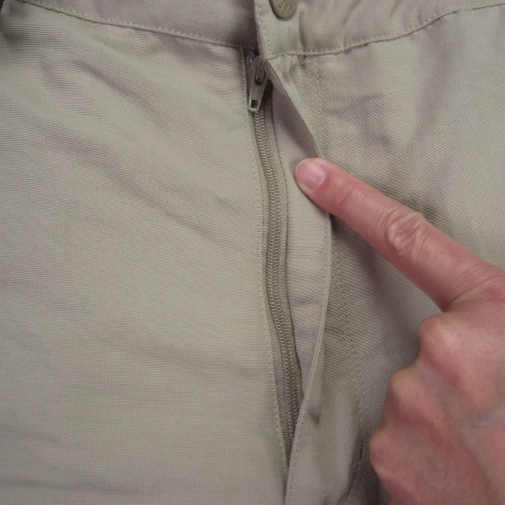 The North Face Pants Mens XXL Khaki Tan Convertible Nylon Zip‎ Ankle Hiking